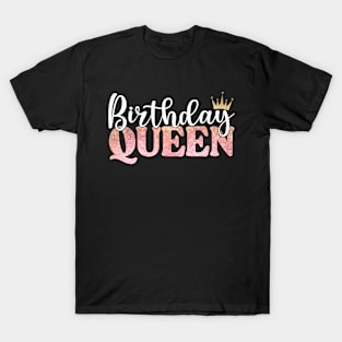 Birthday Queen Crowned T-Shirt